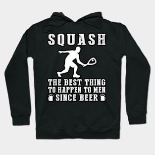 Smash and Sip: 'Squash - Better Than Beer & Wine' Funny T-Shirt Hoodie